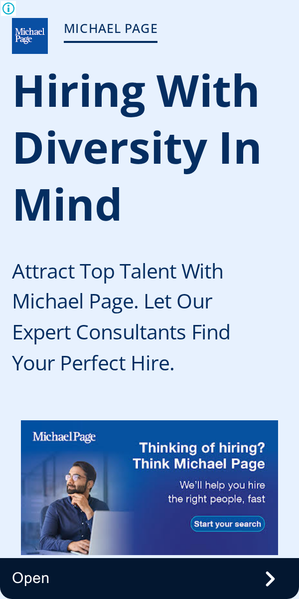 Ads evidence from Michael Page