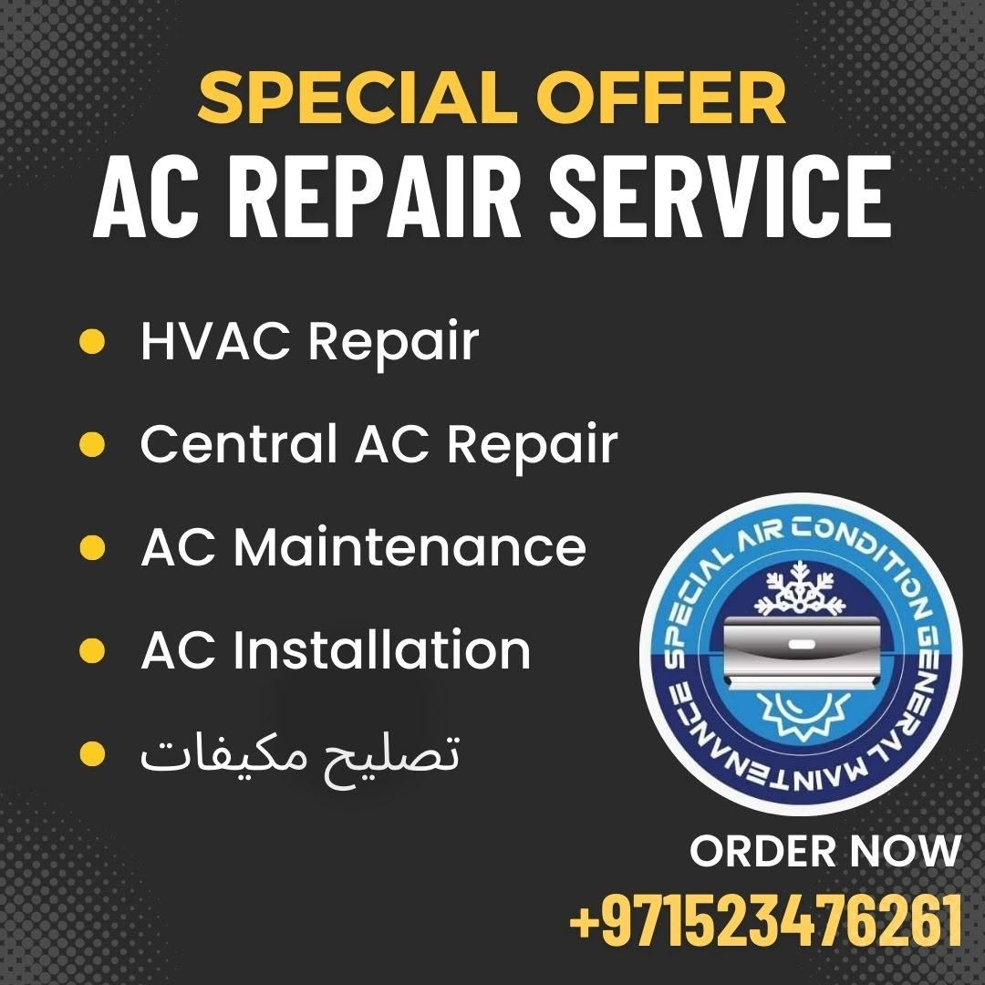 Social posts evidence from Special Air Condition General Maintenance || AC Repair in Abu Dhabi | خدمة إصلاح مكيفات في أبو ظبي